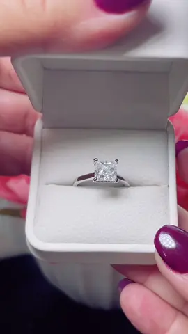 CICI Gems two CT lab created moissanite ring princess cut color D VVS1 clarity for women stackable hidden halo setting 18 karat white and yellow gold plated hypoallergenic wedding, engagement, anniversary, birthday, every day wear beautiful gift find jewelry high-quality R01 #FreeShipping #MoissaniteDiamond #CICIGems #Restocksale #Jewelry