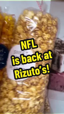 Game day is back at Rizuto’s! Stop by Leo’s room to get all your game day snack essentials! You won’t miss the action waiting in line with the big games streaming in our lobby.  #ColoradoSpringsEats #rizutosicecream #nflsunday #SmallBusiness #fyp 