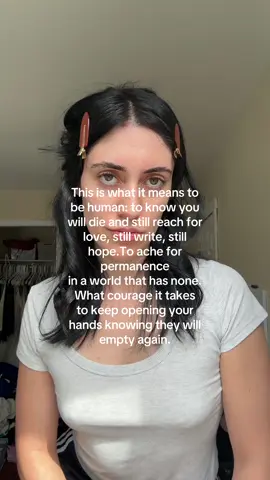 This is what it means to be human.  #existentialism #fyp #inspiration #quotes #trending