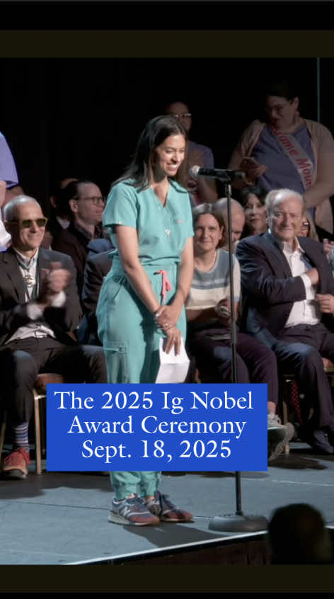 Watch me explain to a room full of actual #Nobel laureates how we discovered that taking your smartphone to the bathroom was linked to an increased risk of hemorrhoids.  The 24/7 lecture tradition at the #IgNobel awards meant that I had 24 seconds to give a complete technical description of our study and then seven WORDS to explain it in a way that anyone could understand.  So….how did I do??