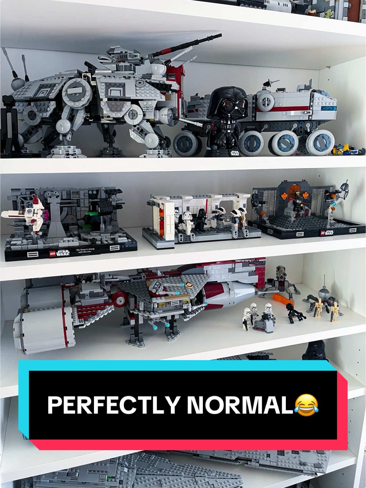 Perfectly Normal😂 #lego #legostarwars #legoroom #legocollection #legotiktok 
