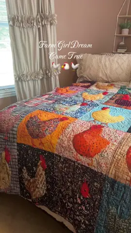 Farm Girl Chicken Blanket it’s my dream blanket 🐓🐔🐓#bedding #fleeceblanket #blanket #farmlife #cozy 