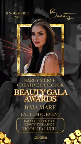 ✨Narcy Merve – Creative Director @ Beauty Gala Awards  De la concurentă și câștigătoare a primei ediții, la Brand Ambassador în ediția a doua, Narcy este astăzi parte din echipa noastră, în rolul de Creative Director. 💎 Pe 21 noiembrie, o veți putea întâlni la Baia Mare, acolo unde continuă să inspire și să aducă frumusețea în centrul atenției. 🤍 🎟 Bilete disponibile: 🔻 https://www.livetickets.ro/bilete/beauty-gala-awards @Merve  #beautygalaawards2025 #exclusive #event #fyp 
