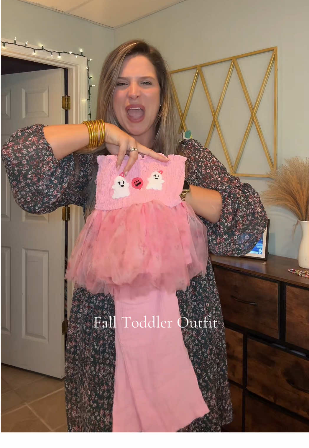 Cutest fall/Halloween toddler outfit! Going to go get the pumpkin one now! Ps it’s so so soft and true to size 