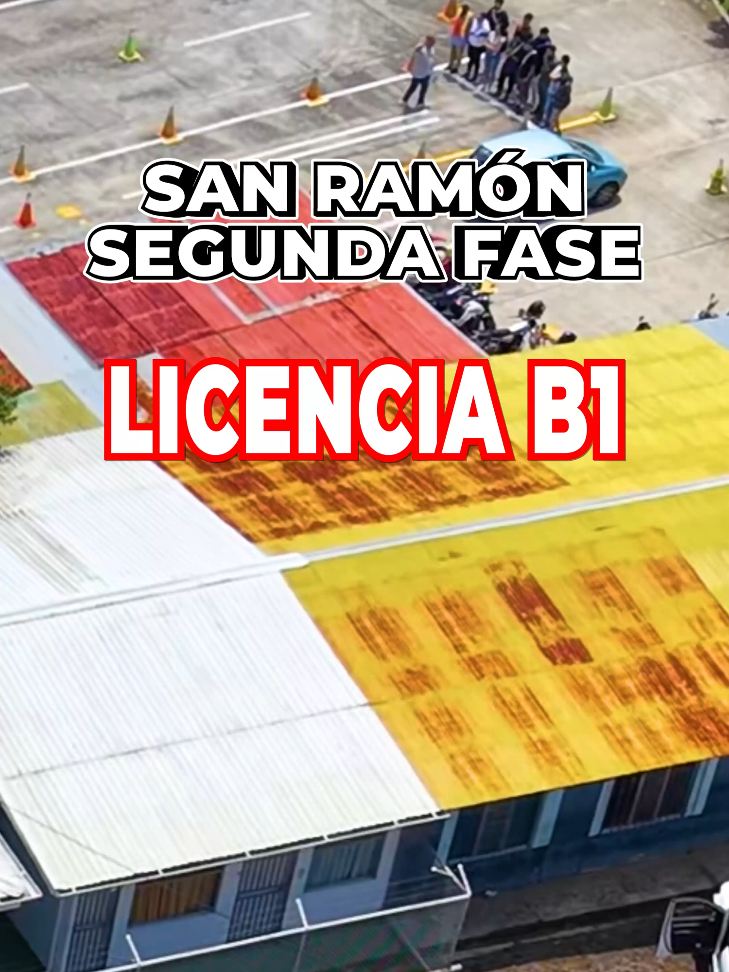 Licencia B1 en el plantel de San Ramón, segunda fase. Conos en zig-zag y conduccción en reversa, correcta ejecución de las señales de Alto. #escueladeconducir #pruebapracticademanejo #licenciadeconducir #sanramon #licenciaB1