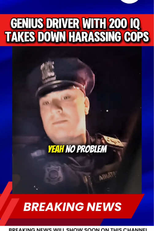 GENIUS DRIVER WITH 200 10 TAKES DOWN HARASSING COPS  #us #trending #viral #fyp #news 
