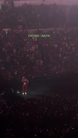 NAPAG BIGYAN 💚 TYLER SINGS ACAPELLA VERSION OF LIKE HIM 💚💚💚  CHROMOKOPİA!! pov of upper box so greatful💚 #fyp #tylerthecreator #manila #day2 #chromokopia 