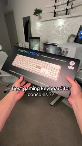 The only full sized magnetic gaming keyboard I own #gamingkeyboard #console #halleffect #keychron #keyboard  