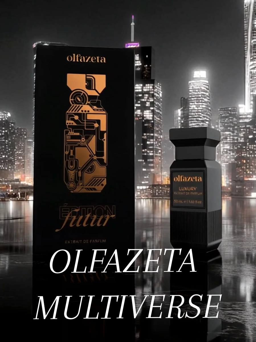 OLFAZETA  Multiverse – Parfum homme luxury Essence 30% Un parfum conçu pour l'homme qui fait face fermement à l'avenir et aux possibilités infinies qu'il lui réserve. Un parfum qui raconte un voyage à travers des dimensions parallèles et qui s'inspire de l'audace de ceux qui défient les limites de la réalité, en explorant courageusement l'inconnu. Pyramide olfactive Notes de tête: Bergamote, Cannelle, Cardamome Notes de cœur: Fleur d'oranger, Gaïac, Notes boisées, Pralin� Notes de fond: Ambre, Musc, Vanille #chogan #parfum #chogalanduk #luxury #fyp 