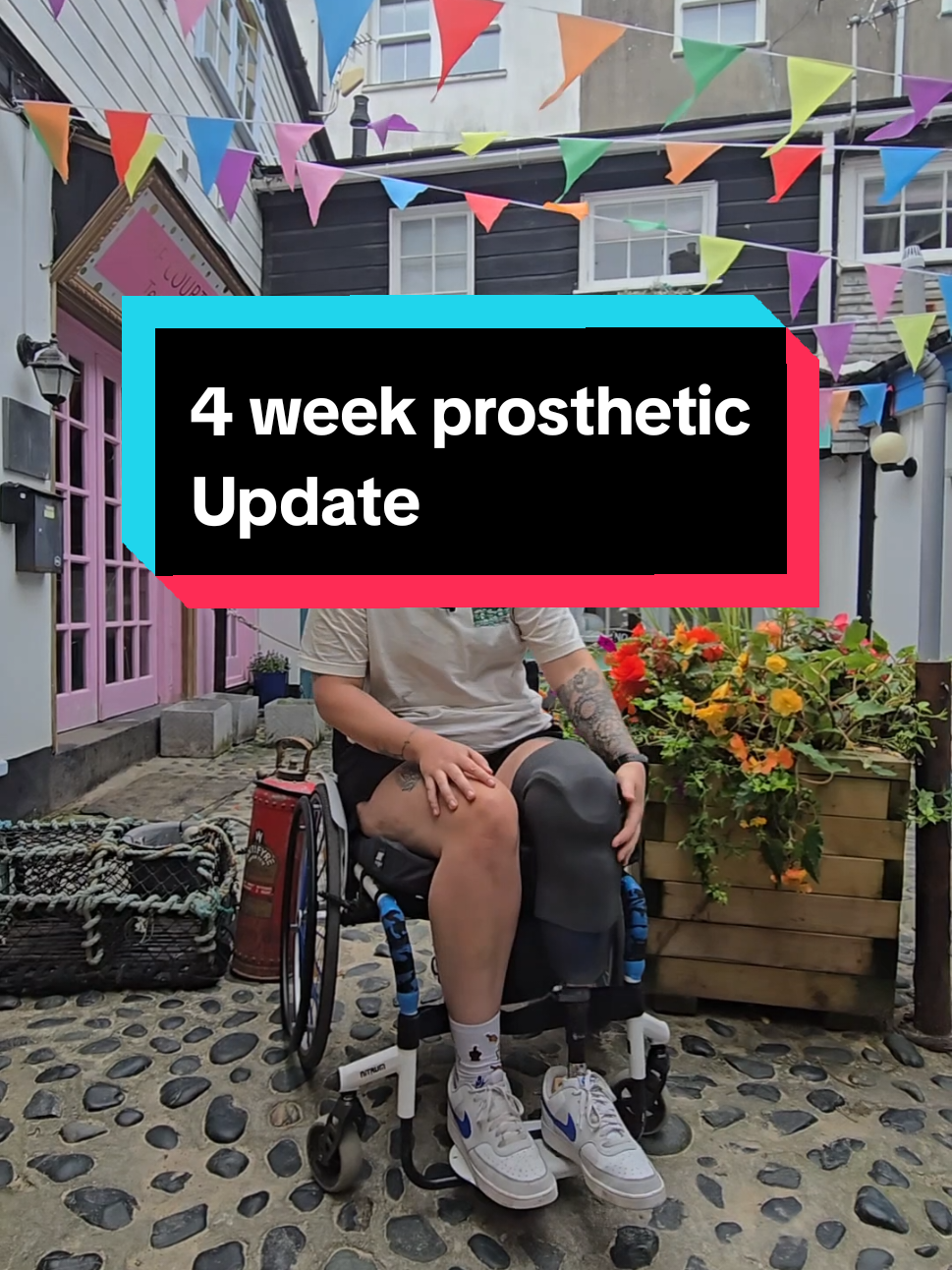 Although it feels that I might not be making progress some days, when I reflect on the previous week I'm definetely a step ahead (pun intended) #amputee #physio #prosthetic #recovery