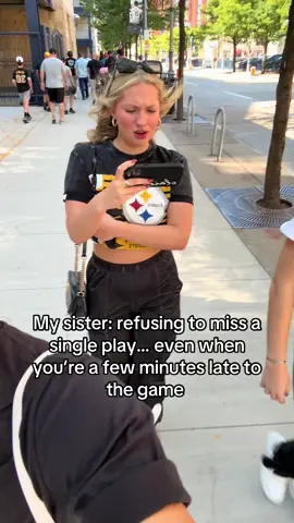 She is actual a psycho about football😂 #steelers #pittsburgh #steelersnation 