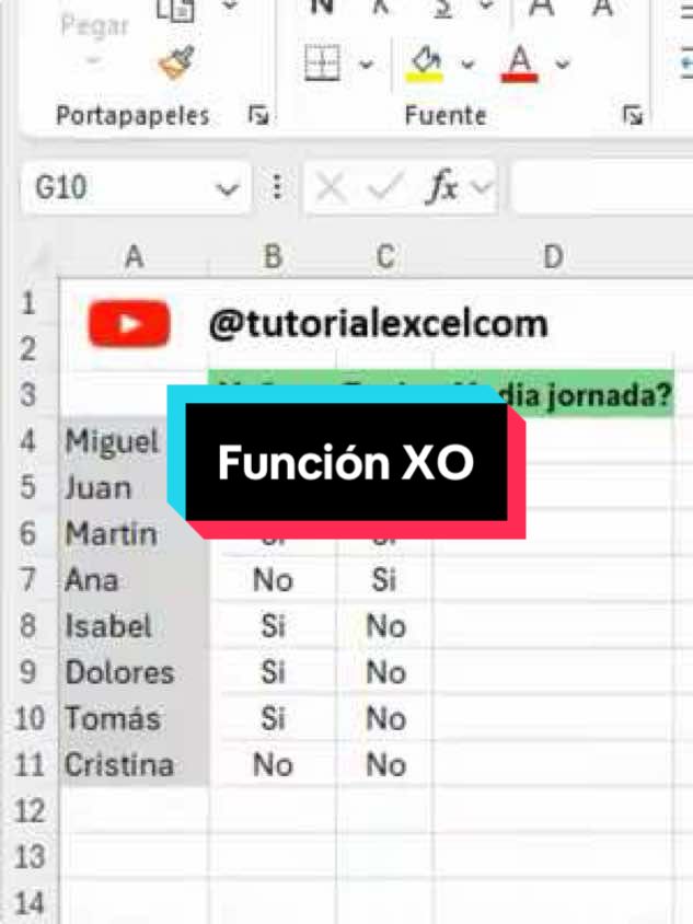 Función XO: el comodín lógico que pocos conocen ¿Sabías que Excel tiene una función lógica llamada XO que solo está disponible en Excel 365? Es perfecta para comparar valores y detectar diferencias de forma inteligente.   En este video te explico cómo funciona y cuándo usarla para que tus fórmulas sean más precisas y potentes.  🧠 Ideal para validaciones y análisis lógico