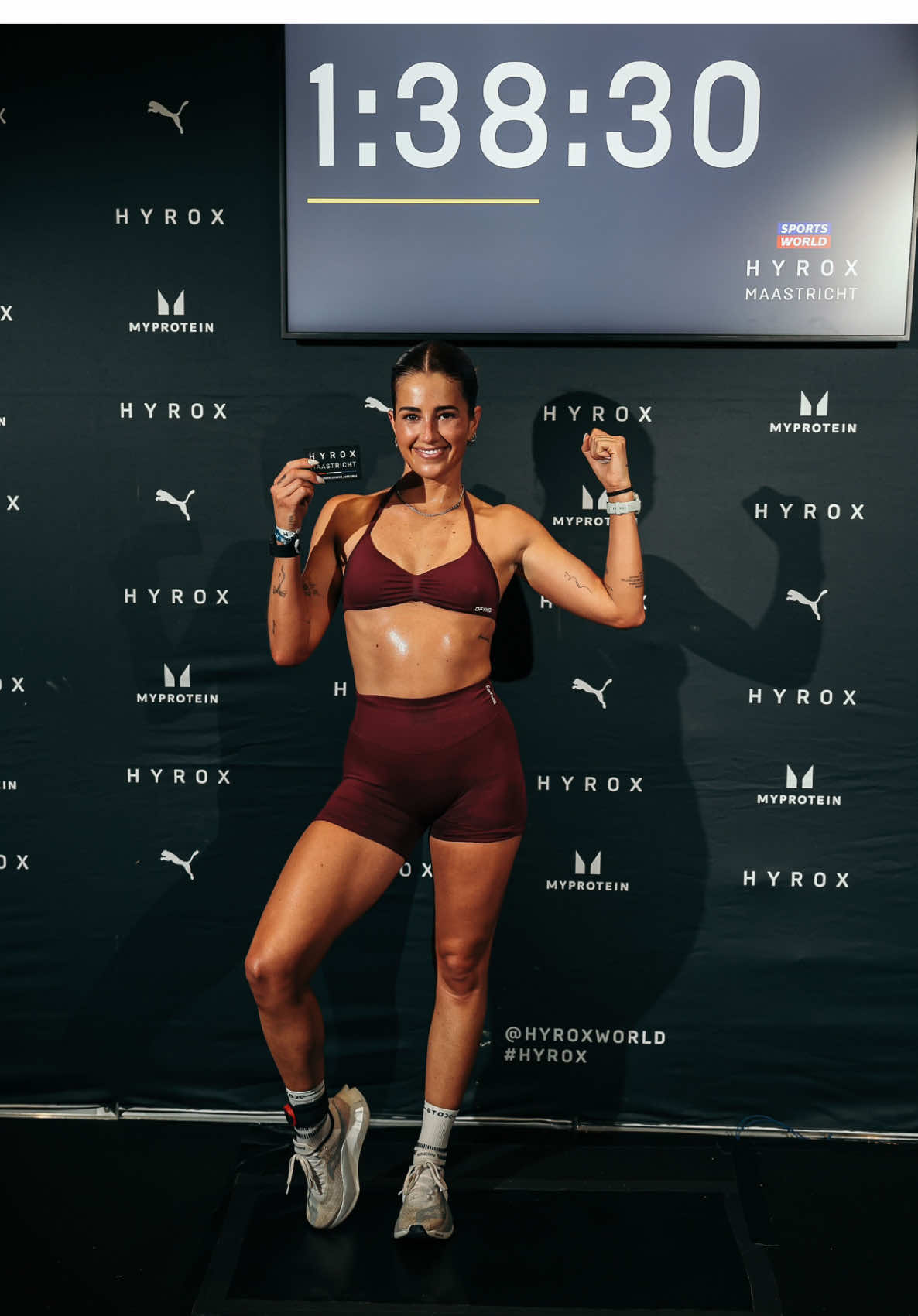 First solo Hyrox! Lets train some wallballs 🤯 See you soon @HYROX MADRID ❤️‍🔥