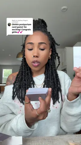 Replying to @Sydney Paige introducing The 4th Trimester Card Game: A Card Game for New Parents to Reconnect, Reflect, and Rekindle  🥹 this is my babyyyy yall, so excited to share more!! #newparents #coupleschallenge #postpartumlife #couplescardgame #postpartum