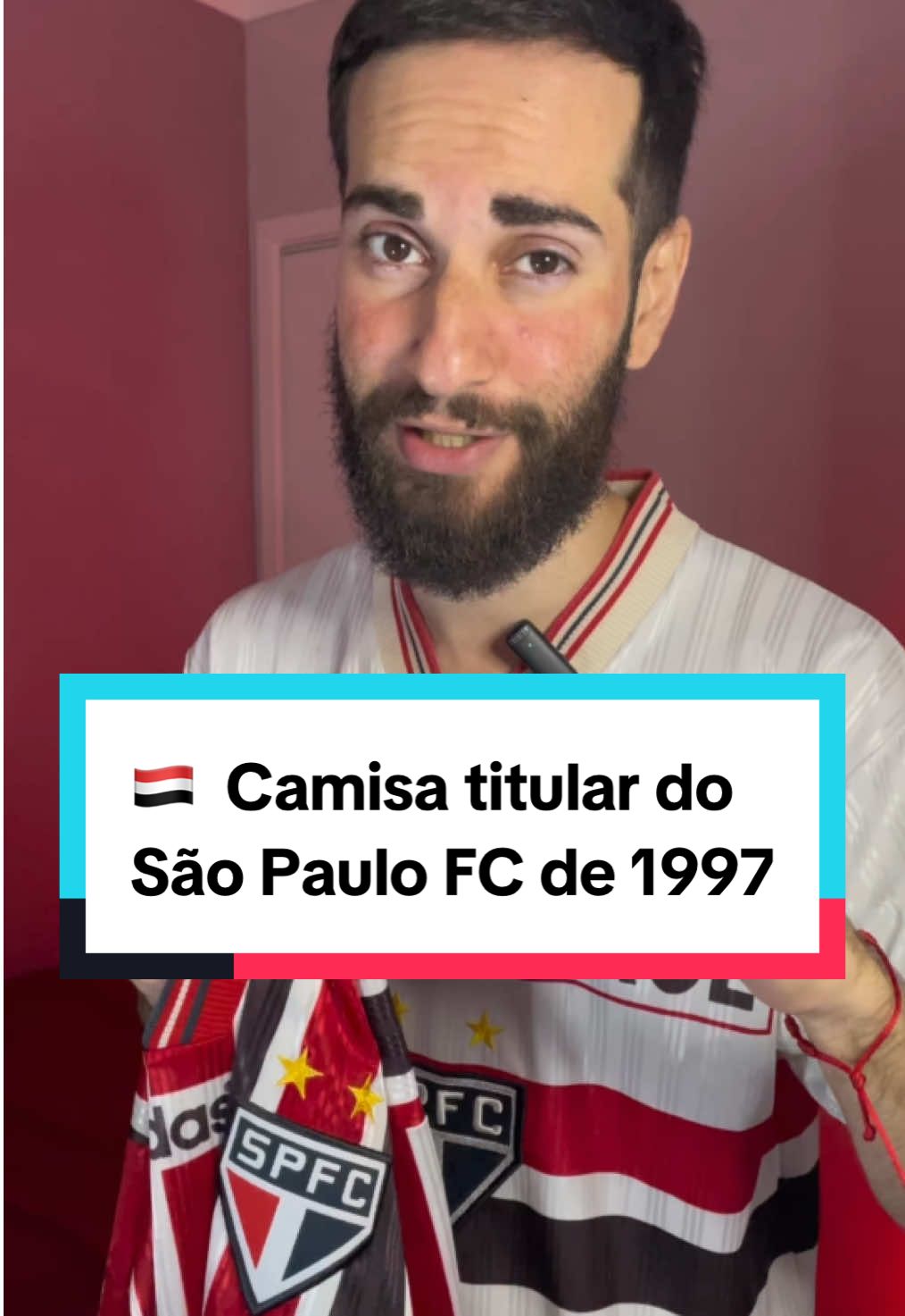 CAMISA TITULAR DO SÃO PAULO FC DE 1997 🇾🇪 Uma das camisas mais bonitas do tricolor, esconde uma das histórias mais bizarras dos anos 90. O dia em que Renato Gaúcho foi apresentado no São Paulo… mas nunca jogou pelo Tricolor! #saopaulofc #spfc #camisasdetime #camisasdefutebol #renatogaucho 
