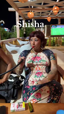 Jennifer ordered an apple Shisha that we all had to try.  #Shisha #Egypt #FamilyTime #NotAShishaGirl ##hurghada @I'@I'm Worthyco@commanderhana*.✧