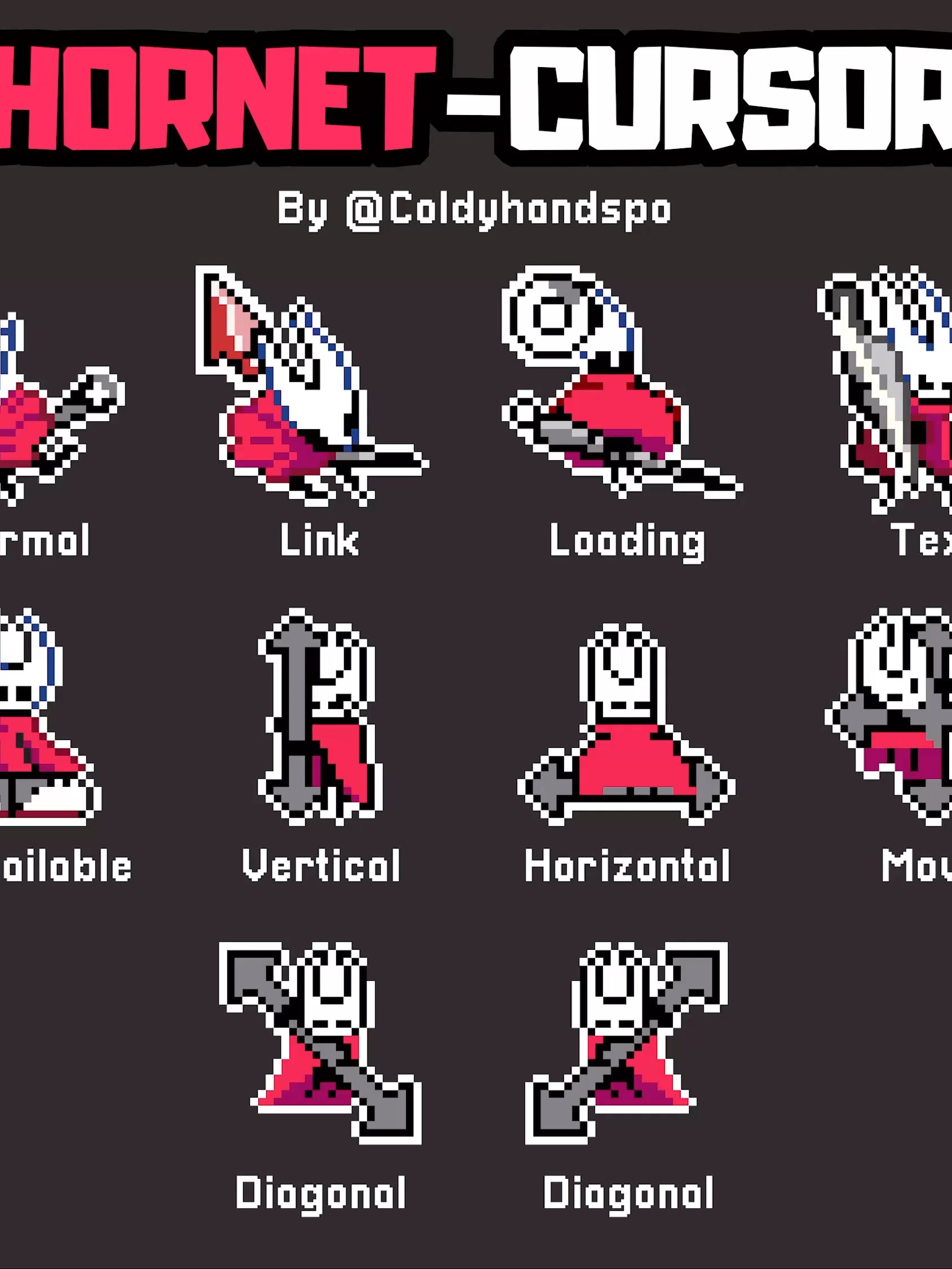 HORNET CURSORRSSSS Here-> https://ko-fi.com/s/567b4d38b3 #hornet #silksong #hollowknight