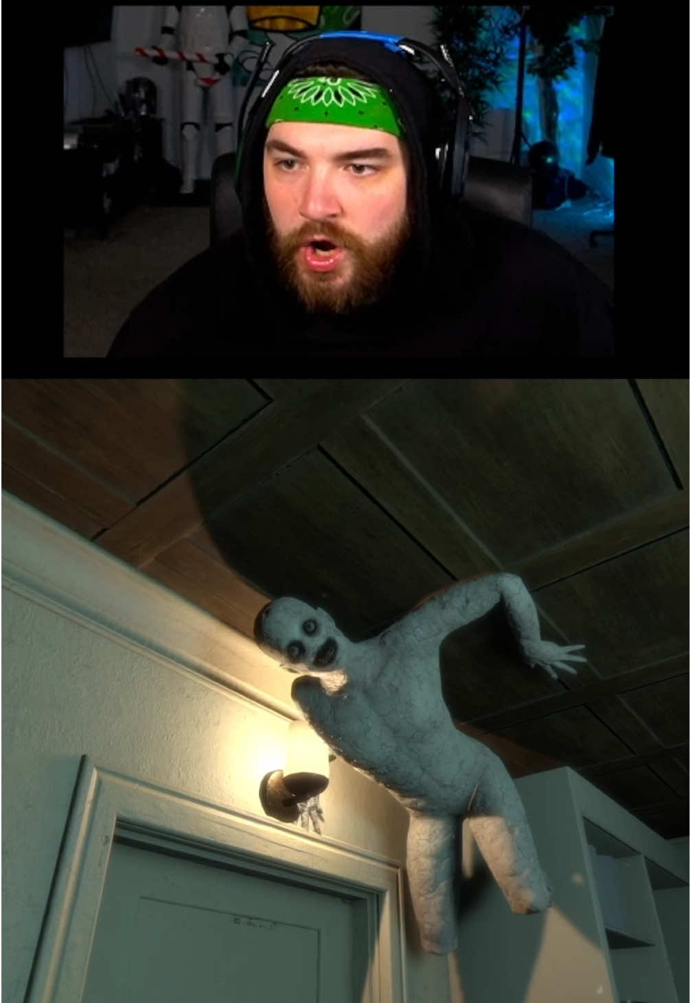 The cause of my heart issues 💀 #fyp #twitch #stream #streamer #horrorgame 
