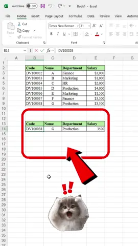 ✅ Mẹo sử dụng VLOOKUP trong ExỄcl 😱🌟✨⭐️💞 #viral #excel #tinhocvanphong #tinhoccoban 