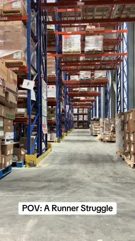 A Runner Struggle #selector #Warehouse #fyp #workflow #worklife 
