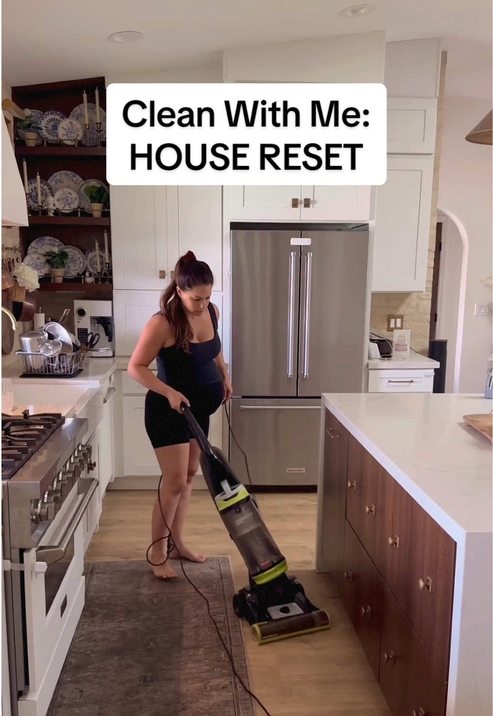 CLEAN WITH ME: 2hr House Reset, 9m Pregnant 🫧 I had the house to myself Saturday morning so I took full advantage of the peace & quiet and got a ton of chores done! 👊 Now let’s see how long this actually stays clean for 😆 #cleaning #cleanwithme #pregnant #sahm #nesting 