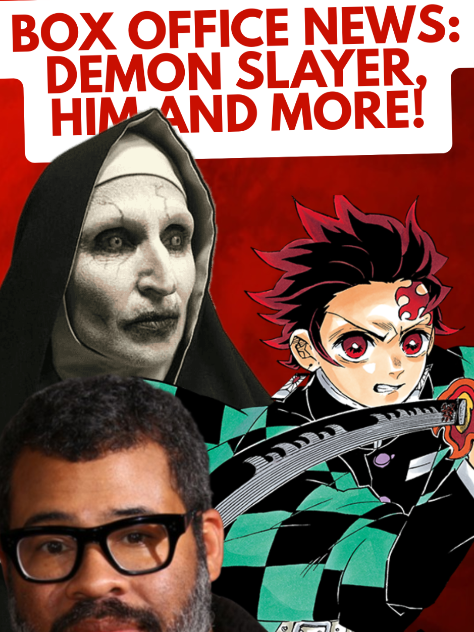 HUGE BOX OFFICE NEWS FOR THIS WEEKEND FROM DEMON SLAYER TAKEN THE TOP SPOT AGAIN TO THE CONJURING LAST RITES MAKING HUGE PROFITS! #demonslayer #DEMONSLAYERINFINITYCASTLE #THECONJURINGLASTRITES #HIMMOVIE #BOXOFFICE 