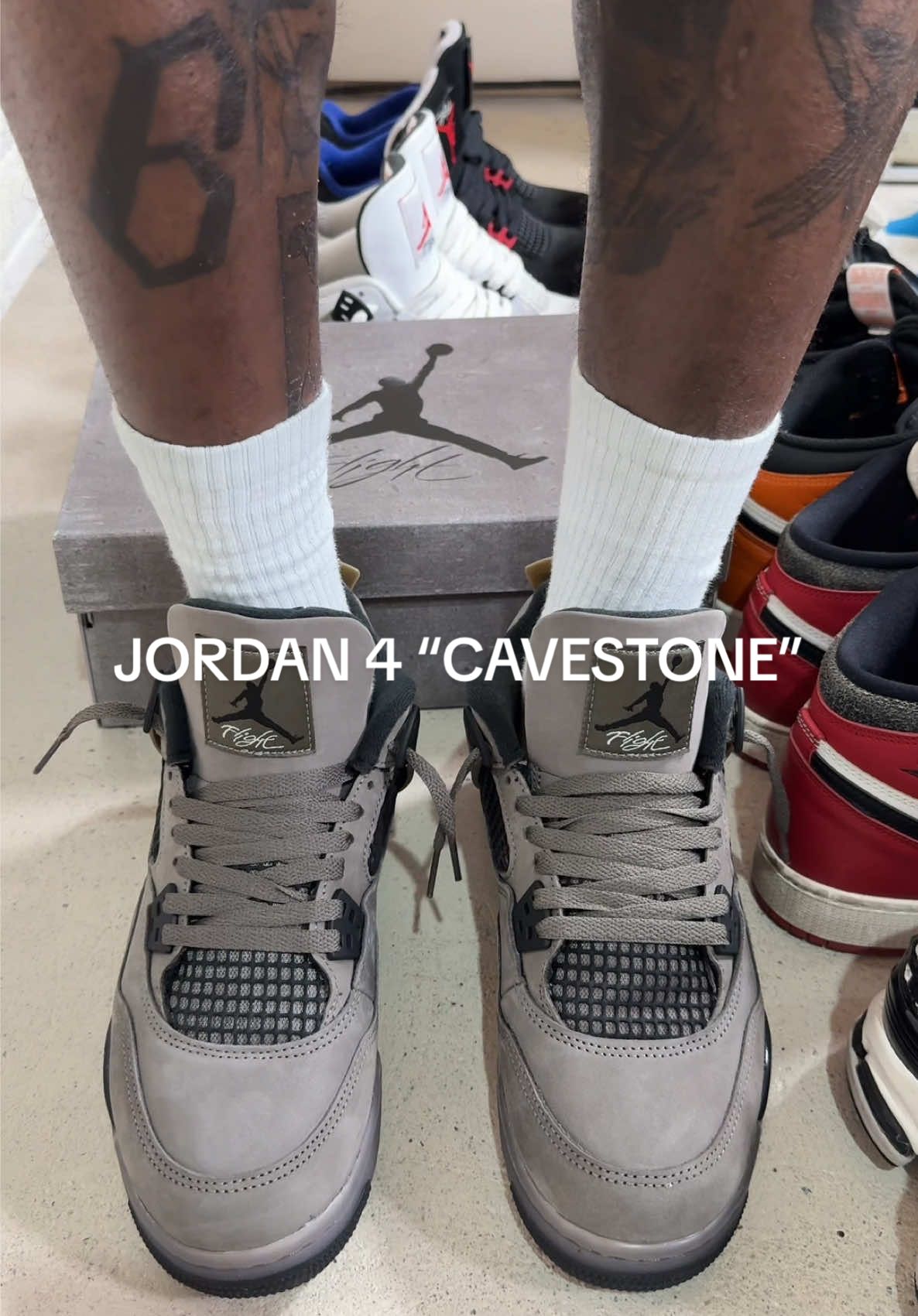 ngl on feet these go crazy #jordan4 #cavestone4s #kicksonfire #fyp #kicksoftheday 