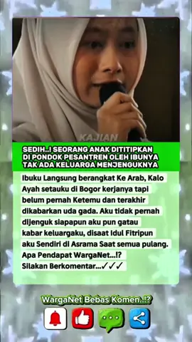 Sedih..!! Seorang Santriwati Di Bogor #haru #sedih #sendiri #santriwati #quotes 
