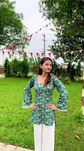 The most demanded Heer Charm is back to add elegance to your celebrations. Restocked and ready for you 🪷✨🧵 #vastrabhava🕉️ #dashain_special #shortkurti #foryou #fyp 
