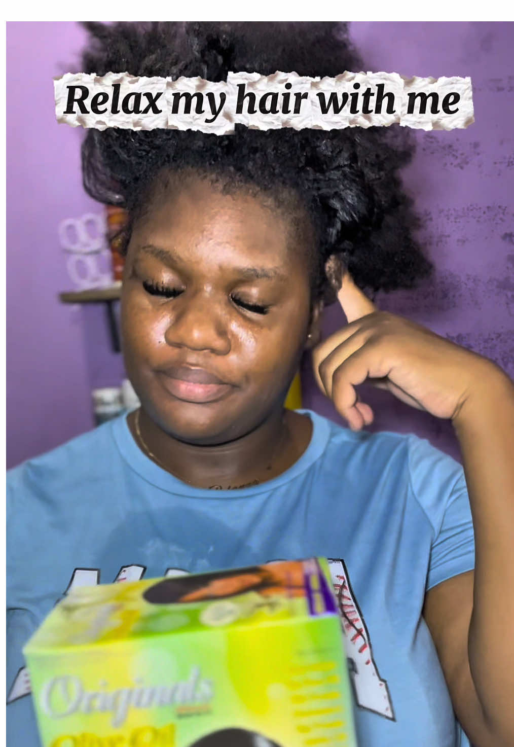 Where did I go wrong? #relaxer #hair #perm #contentcreator #4chair 