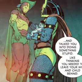 parents reveal!! #mrmiracle #bigbarda #dccomics #comicedit 