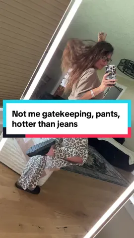 Wild Thanggg Slit Pants 🔥 Perfect for casual summer outfits, trendy pants looks, and everyday style. #fallootd #trendingpants #leopardprint ##ootdinspo