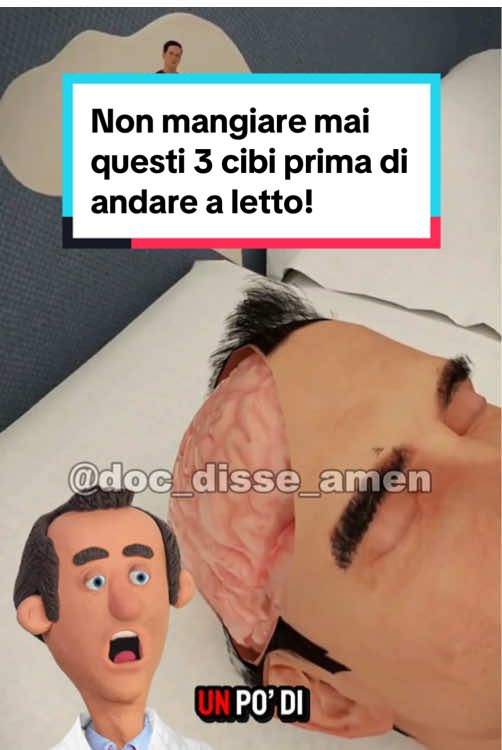 Non mangiare mai questi 3 cibi prima di andare a letto! #benessere #nutrizione #saluteebenessere #dormire #sonno