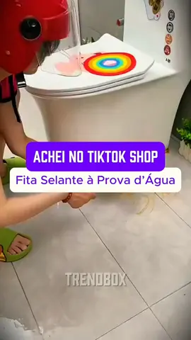 Fita Selante à Prova d’Água #donadecasa #limpeza #organizacao #promocao #tiktokshop 