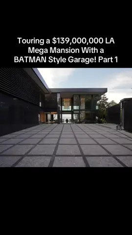 Touring a $139,000,000 LA Mega Mansion With a BATMAN Style Garage! Part 1 #fyp #luxuryhomes #mansiontour #interiorgoals #architecturedesign 