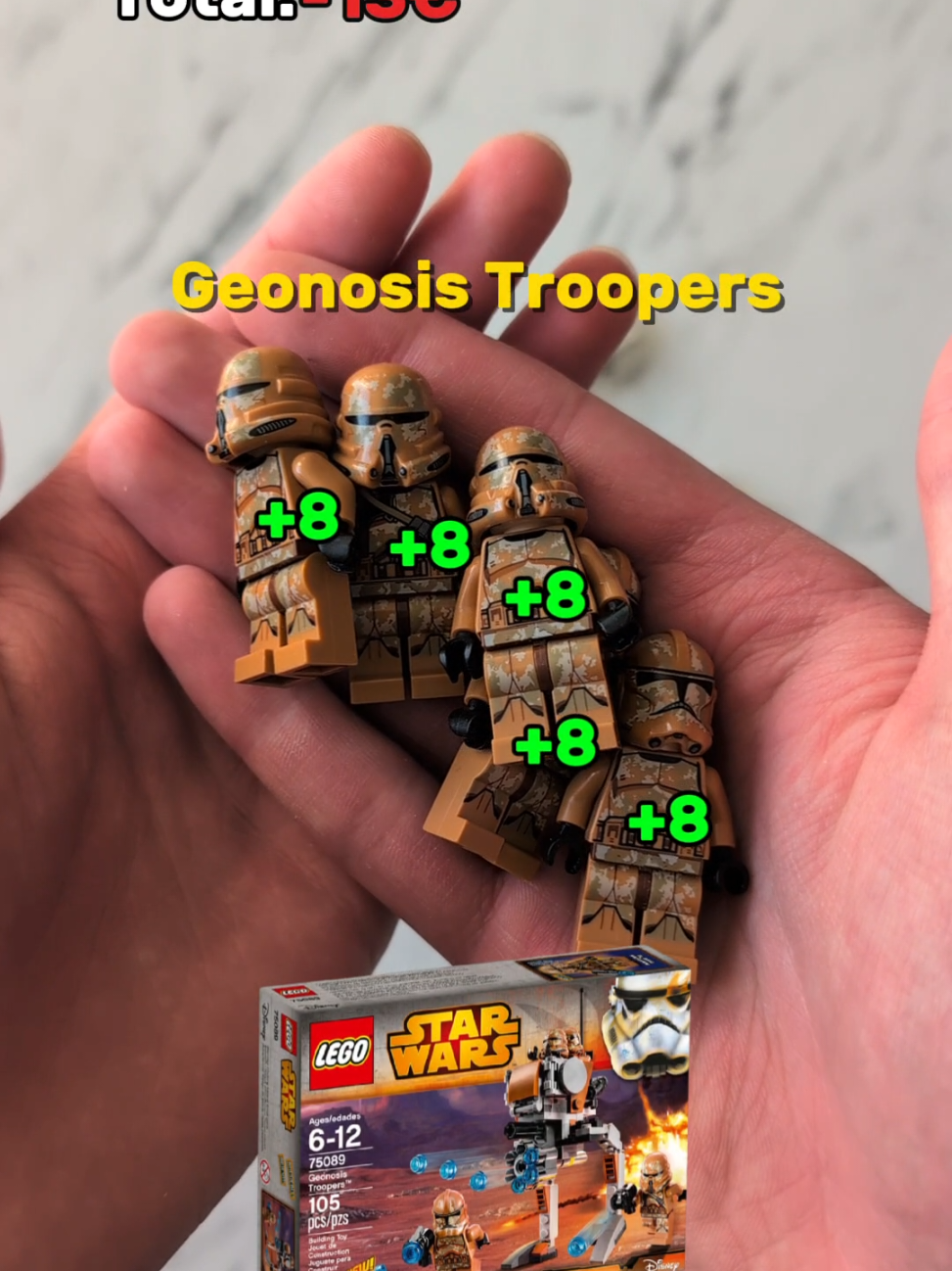 I spent €53 on this little Lego Star Wars lot, all Stormtroopers. What do you think about this recent deal? #legostarwars #starwars #lego #legohaul #vinted 