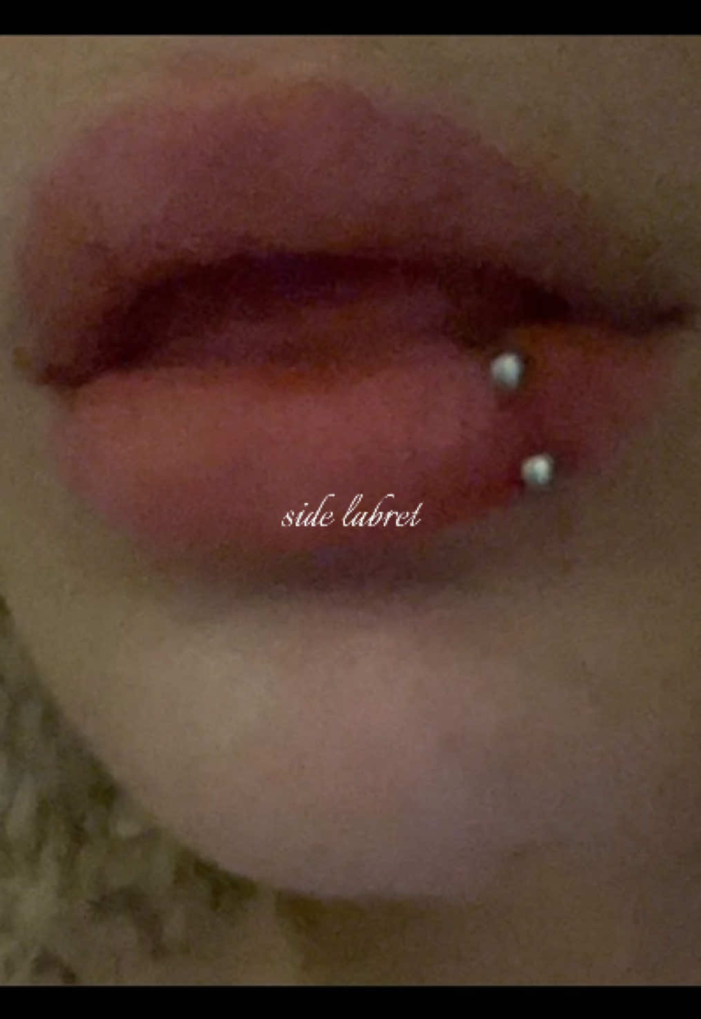 side labret supermacy #sidelabret #piercing #lip #viral #fyp 