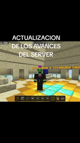 AVANCES DEL SERVER DE MINECRAFT BEDROCK TUTANKRAFT#minecraftserver #semiamarquico #servidorminecraftbedrock #tutankraft #serversemianarquico 