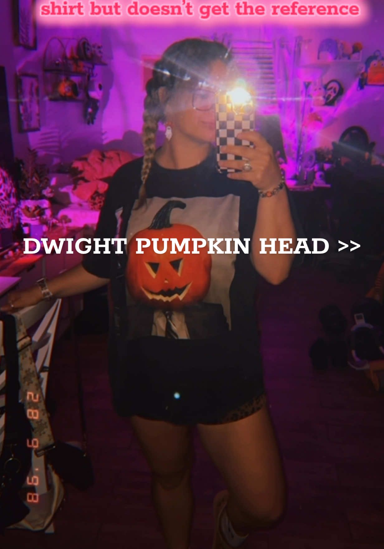 Uncultured #fyp #theoffice #halloweenshirt #spookyseason #oversizedtshirt 