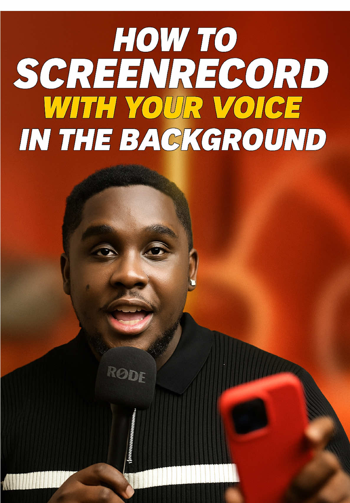 Here’s how to screen record and do voiceover at thesame time  #iphonetricks #iphone #iphone16 #foryoupage #decotechie 