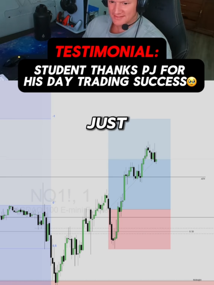 PJs student gets a massive payout and gives his testimony #futures #tranding #daytone 