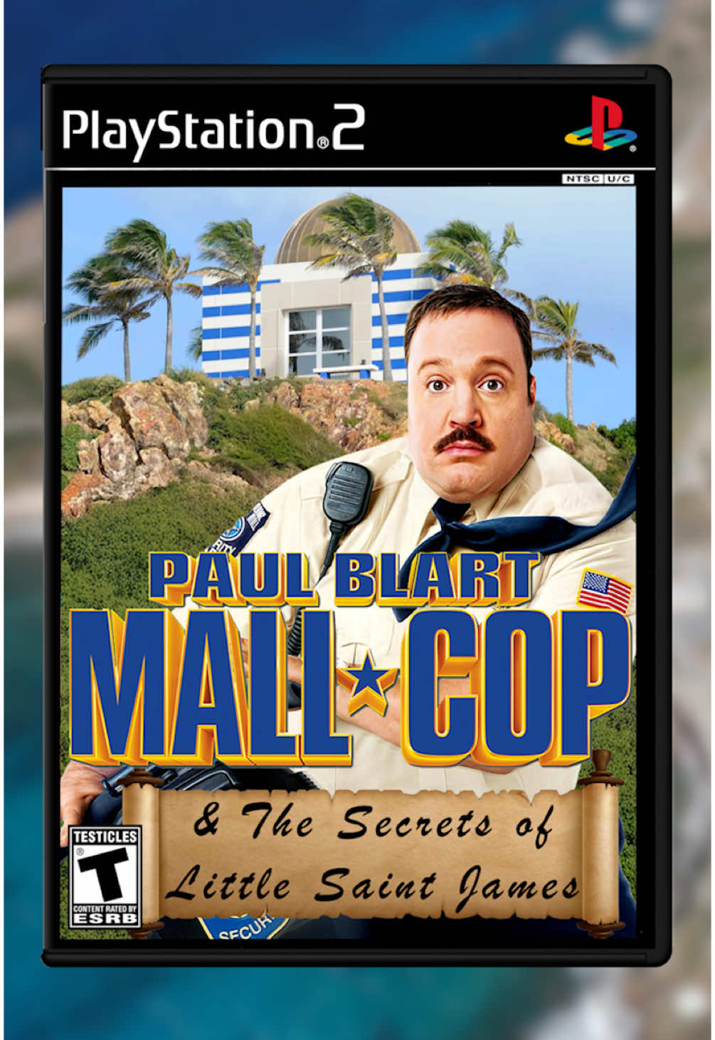 Paul Blart’s LOST video game? This is a parody / fake game trailer made for comedy. Not a real game, not real events.
