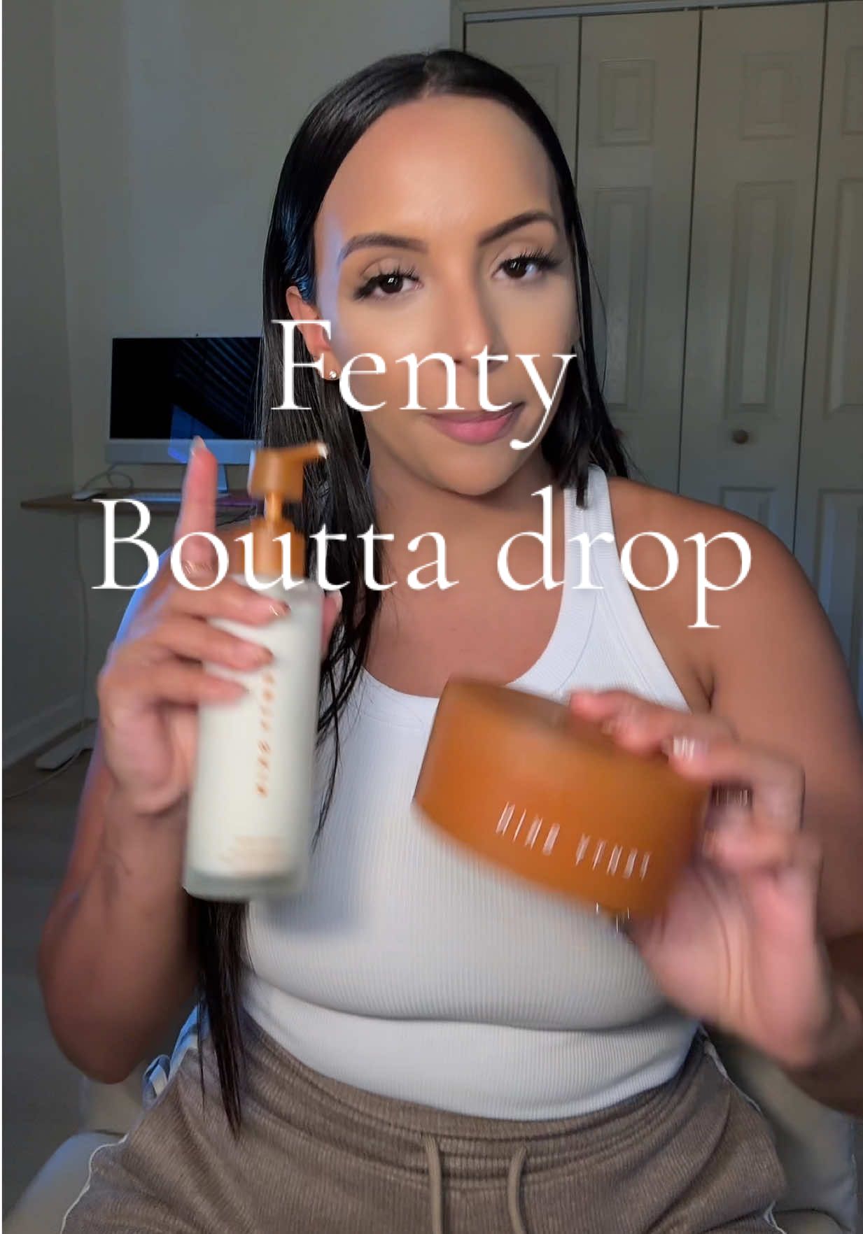 Fall in a bottle fr @Fenty Skin #fentyskin #fentybeauty #fentybuttadrop #skincare #skincareroutine 