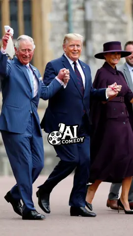 Trump and King Charles Party at Wnidsor Castle😂