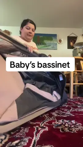 Let’s put together my baby’s bassinet #baby #nesting 