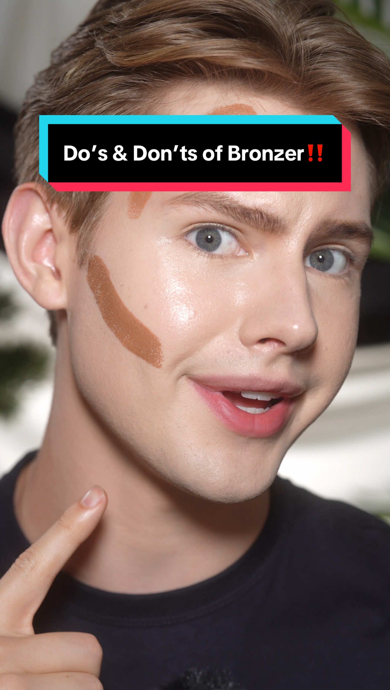 Do’s & Don’ts of Bronzer‼️Save this for later!🥰 What would you like to learn about next?  Products used: @Too Faced Chocolate Cream Bronzer in Chocolate Mousse  + @realtechniques face brush - All bronzer favs listed at shop in bio!  #makeuphacks #bronzer #contour #makeuptutorial 