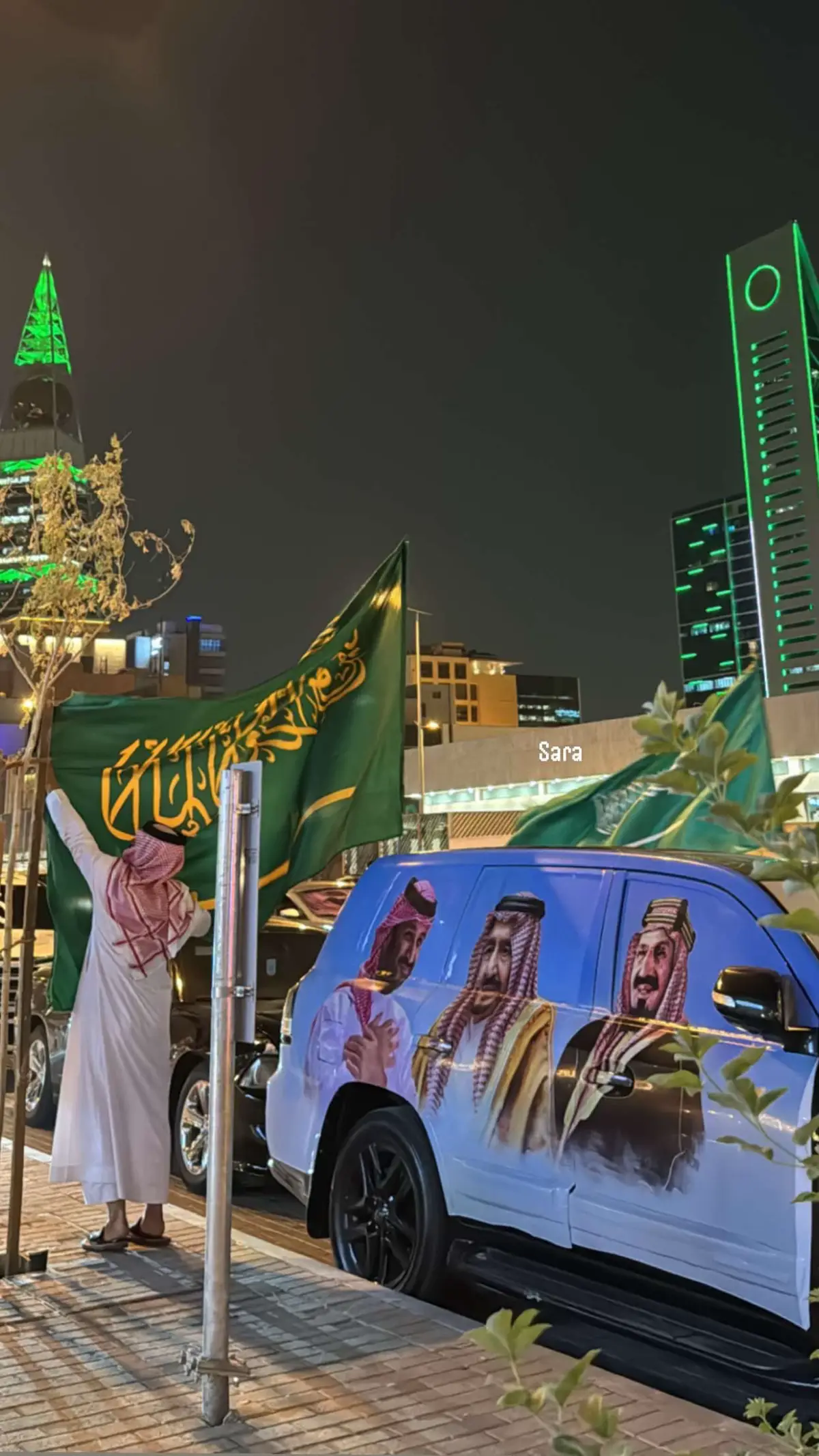 #تصويري📷 #الرياض❤️  الرياض محتفلين من بدري 💚💚💚💚💚💚