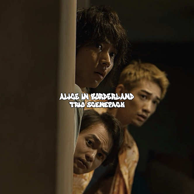 #ALICEINBORDERLAND - Trio Scenepack [ arisu , chota , karube ] give credits / tag me (not mandatory but I would love to see your edits !!)  #scenepack #kdramascenes #jdrama #fyp  orginal content 