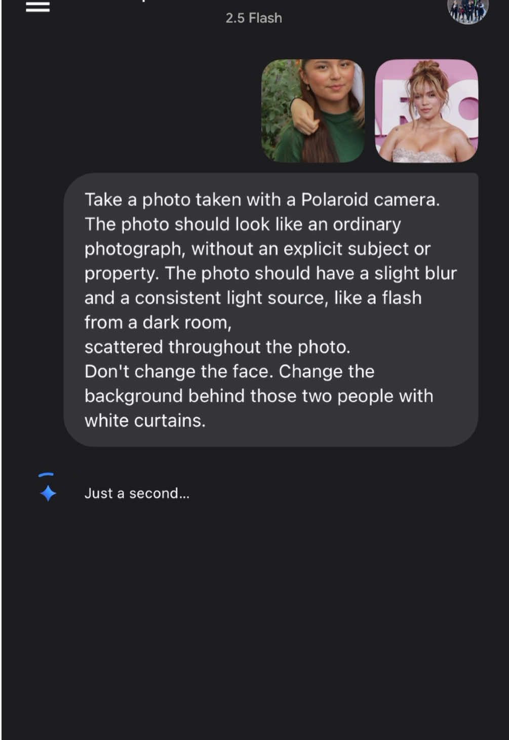 Tutorial part2~ Who knew Gemini AI could bring me & Karol G together in a Polaroid🫶🏽🥺 #KarolG   #gemini #paratiiiiiiiiiiiiiiiiiiiiiiiiiiiiiiiiii🦋 #google #fyp copy&Paste 