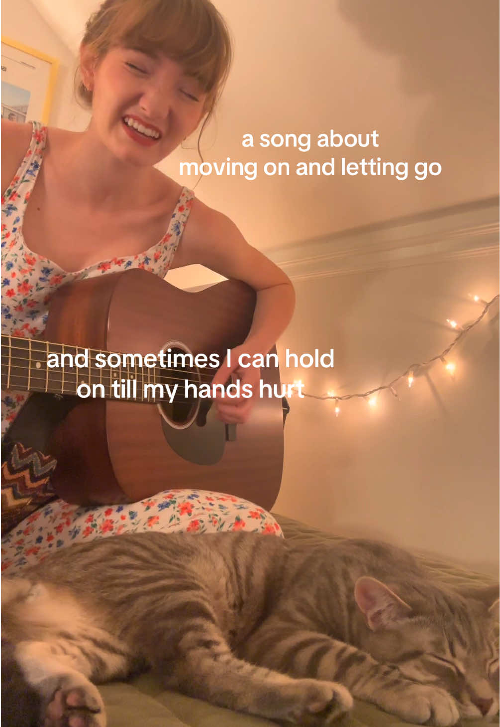 this is the last track on my album and one of my favorites to end shows with ❤️ #originalsong #timetogo #kitten #lullaby 